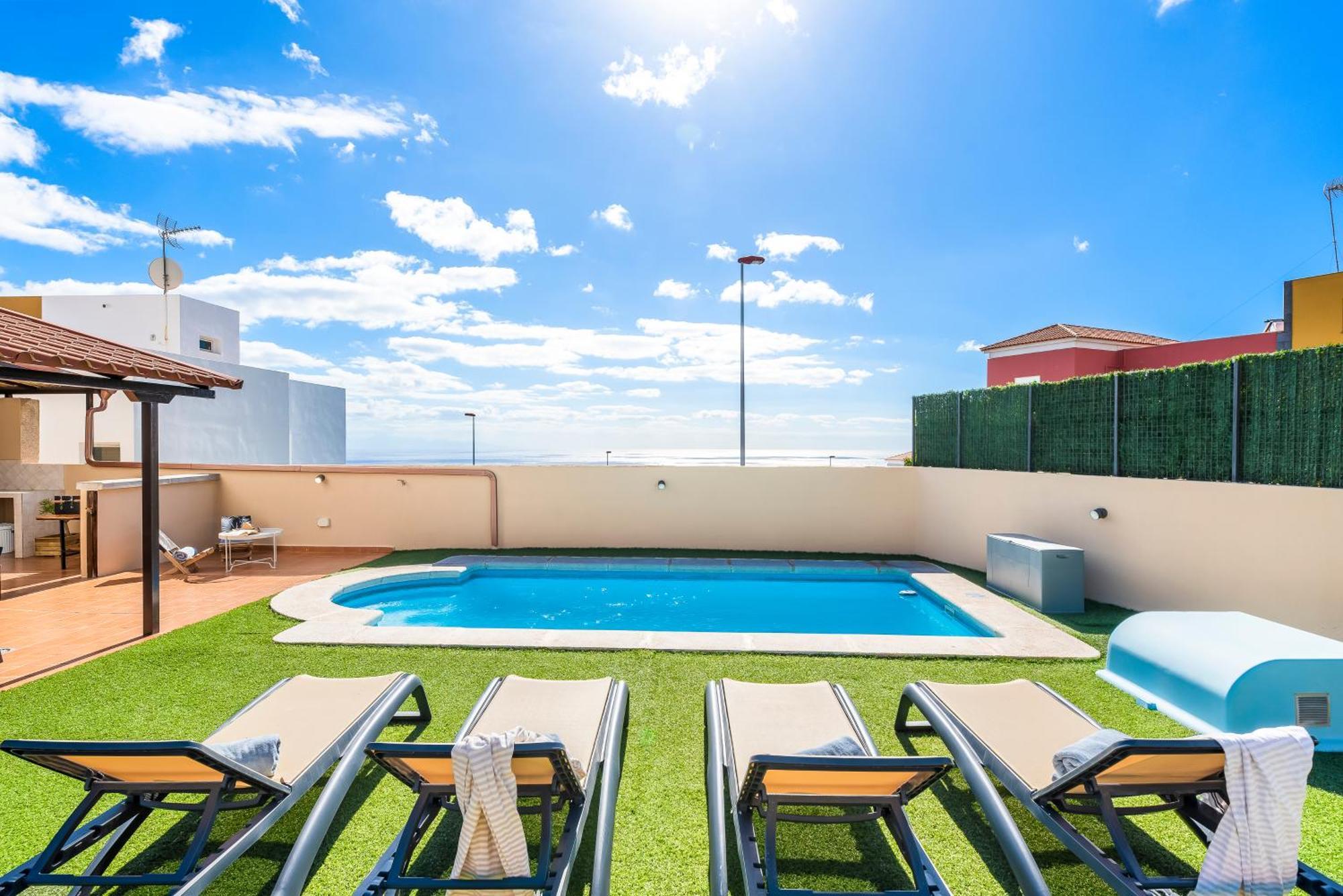 Villa Trueno Refugio De Lujo Con Piscina Climatizada Y Vistas Канделария Экстерьер фото