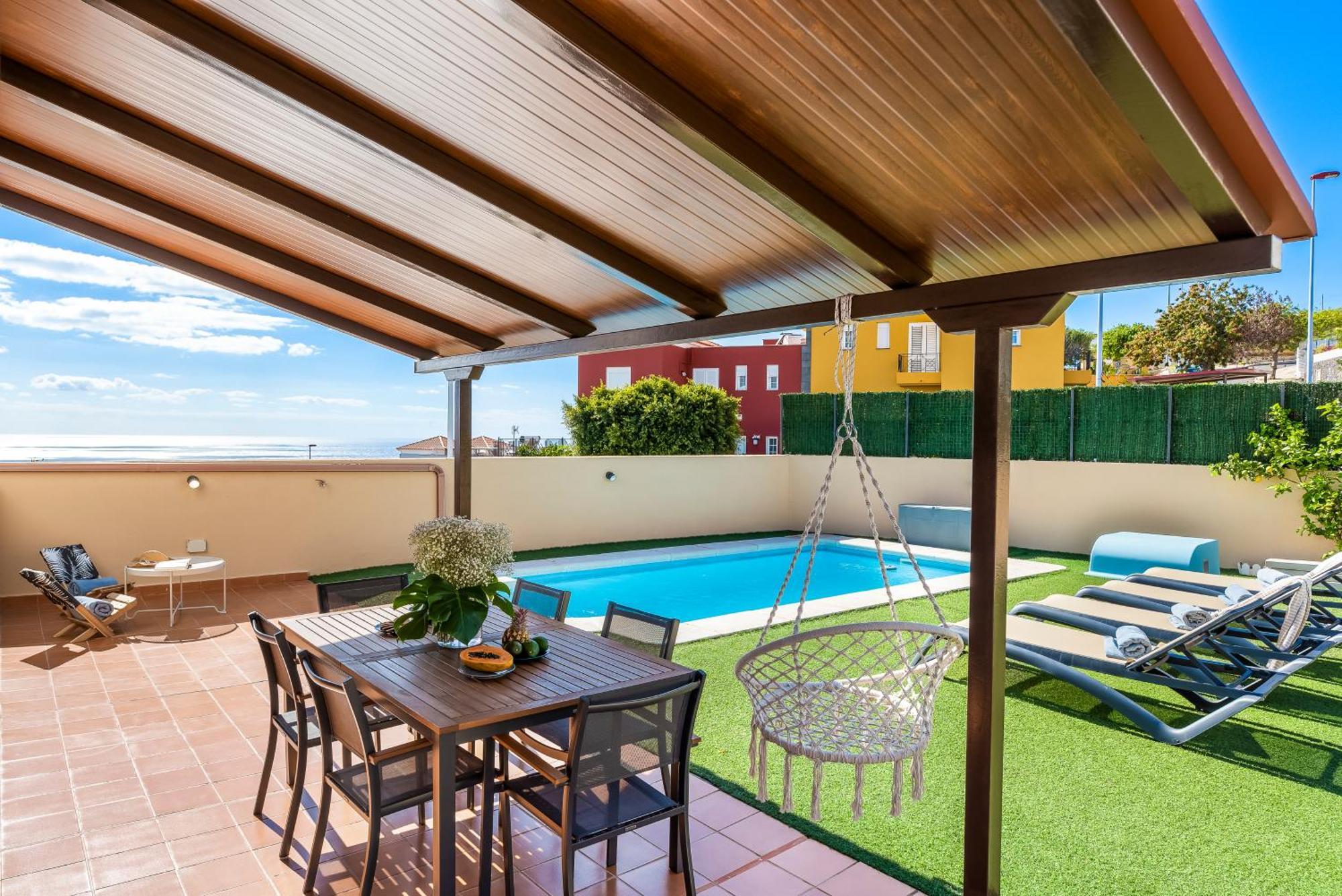 Villa Trueno Refugio De Lujo Con Piscina Climatizada Y Vistas Канделария Экстерьер фото